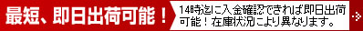 最短、即日出荷可能